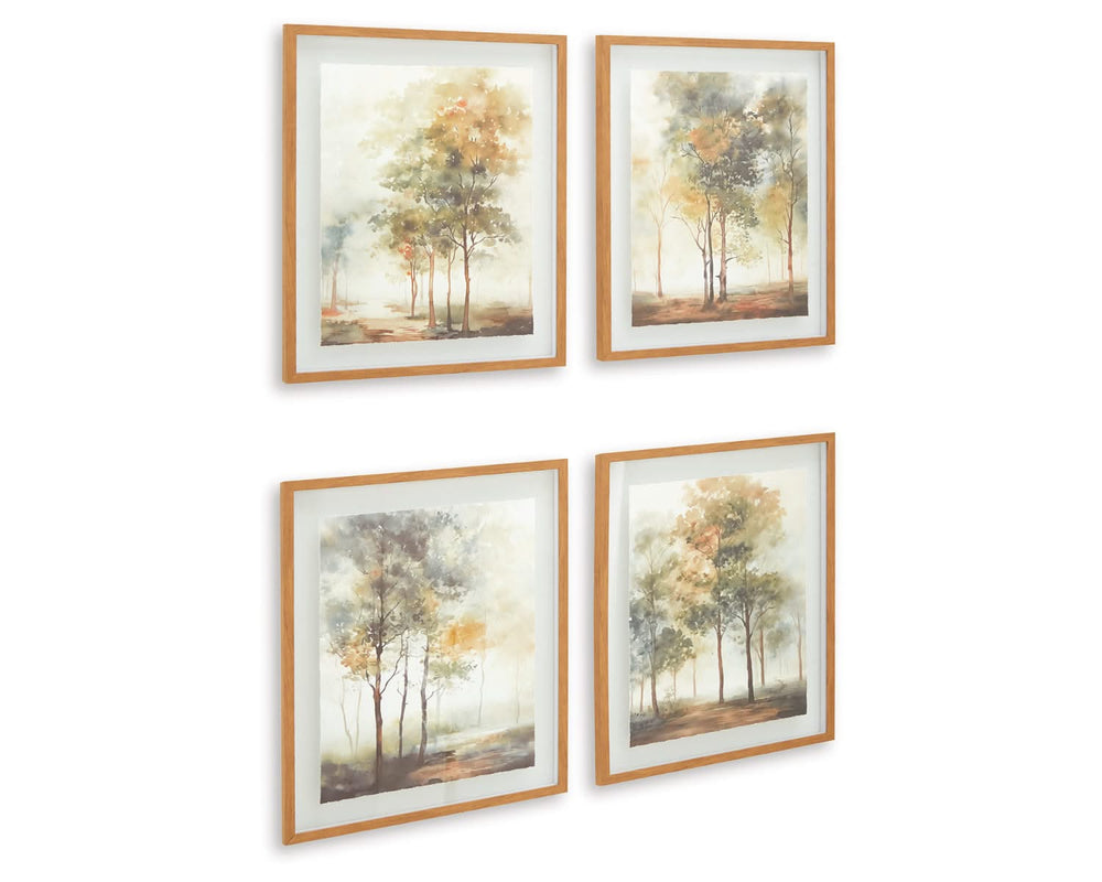 Arte de pared Bryneford (juego de 4)
