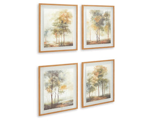 Arte de pared Bryneford (juego de 4)