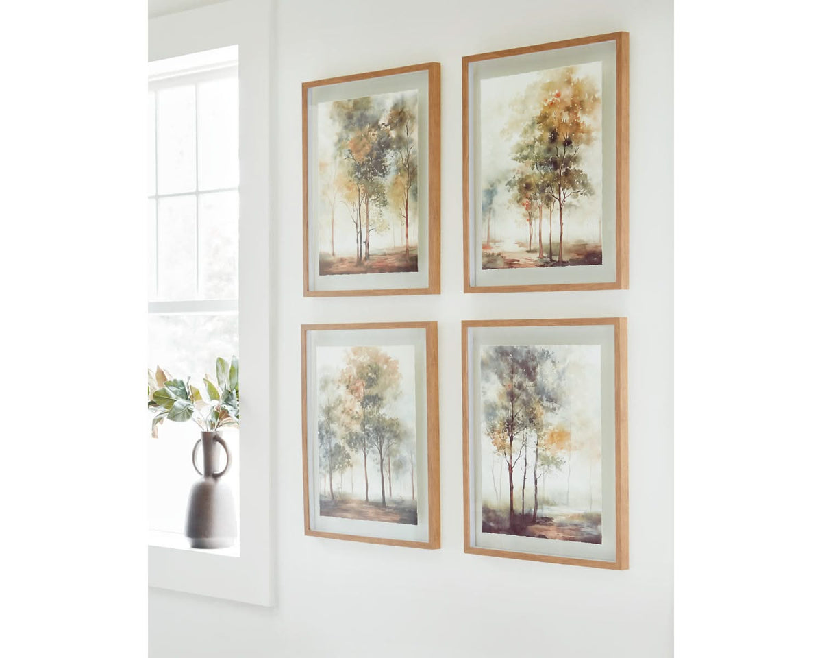 Arte de pared Bryneford (juego de 4)