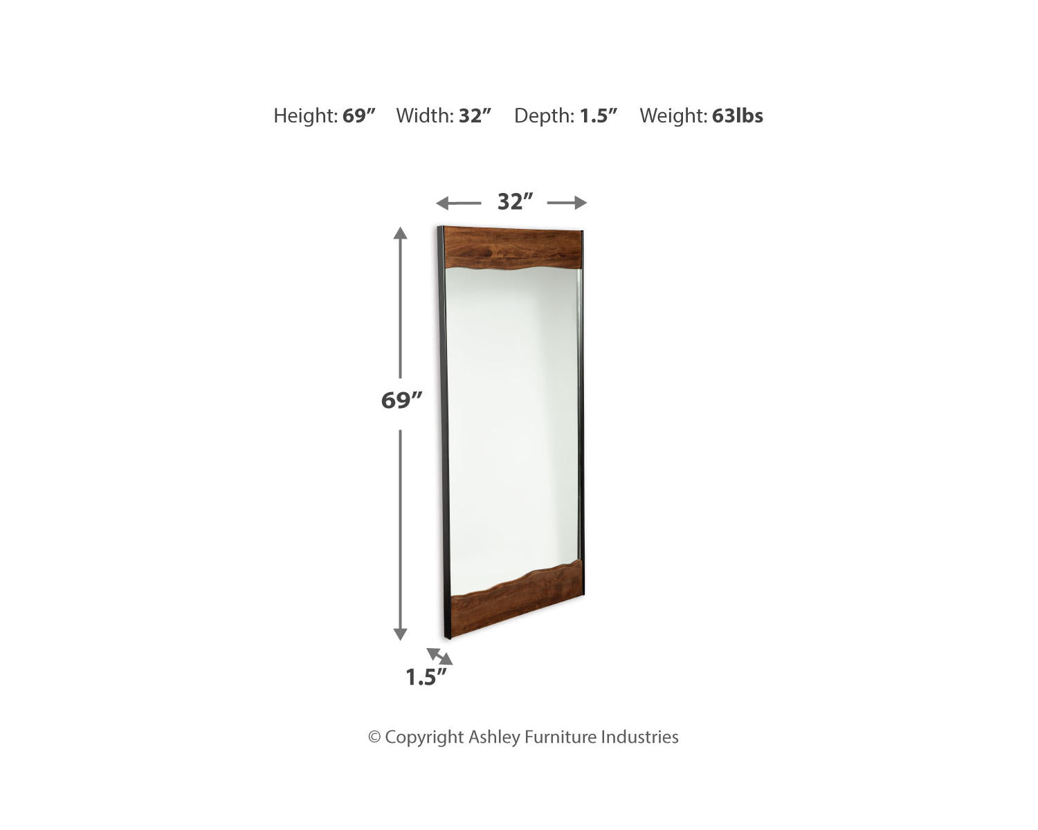Panchali Floor Mirror