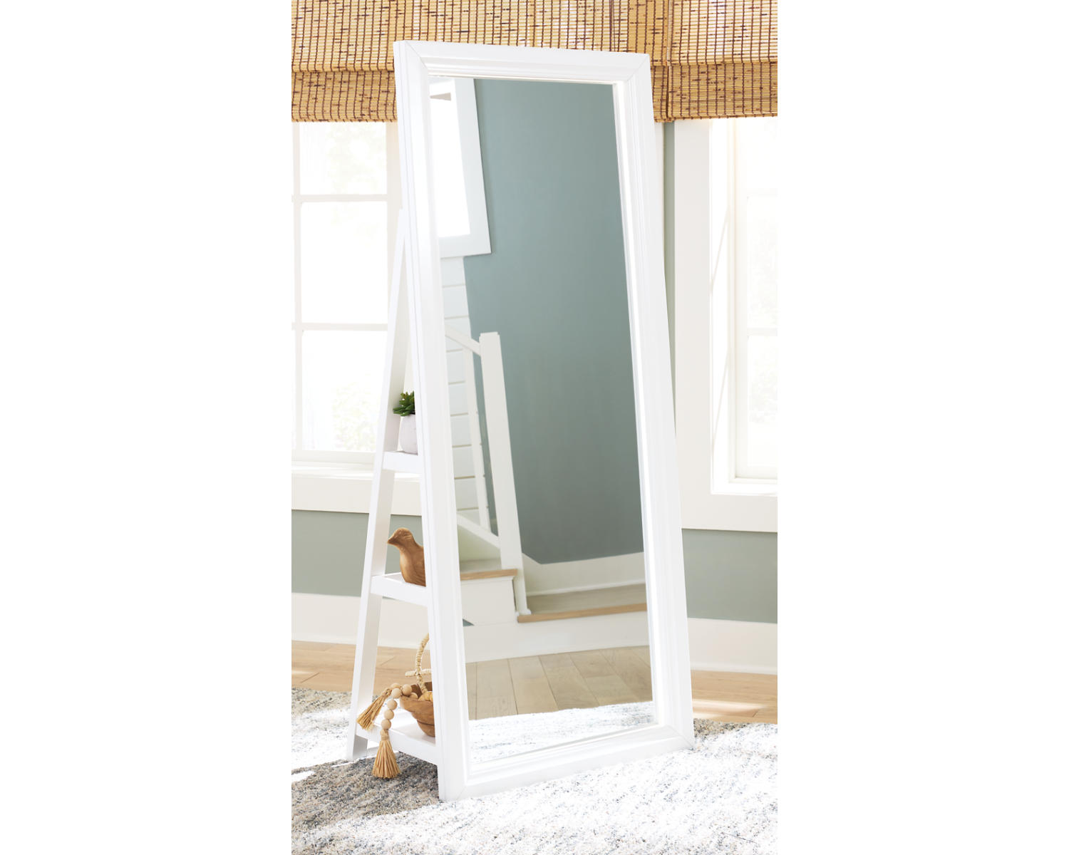 Evesen Floor Standing Mirror/Storage