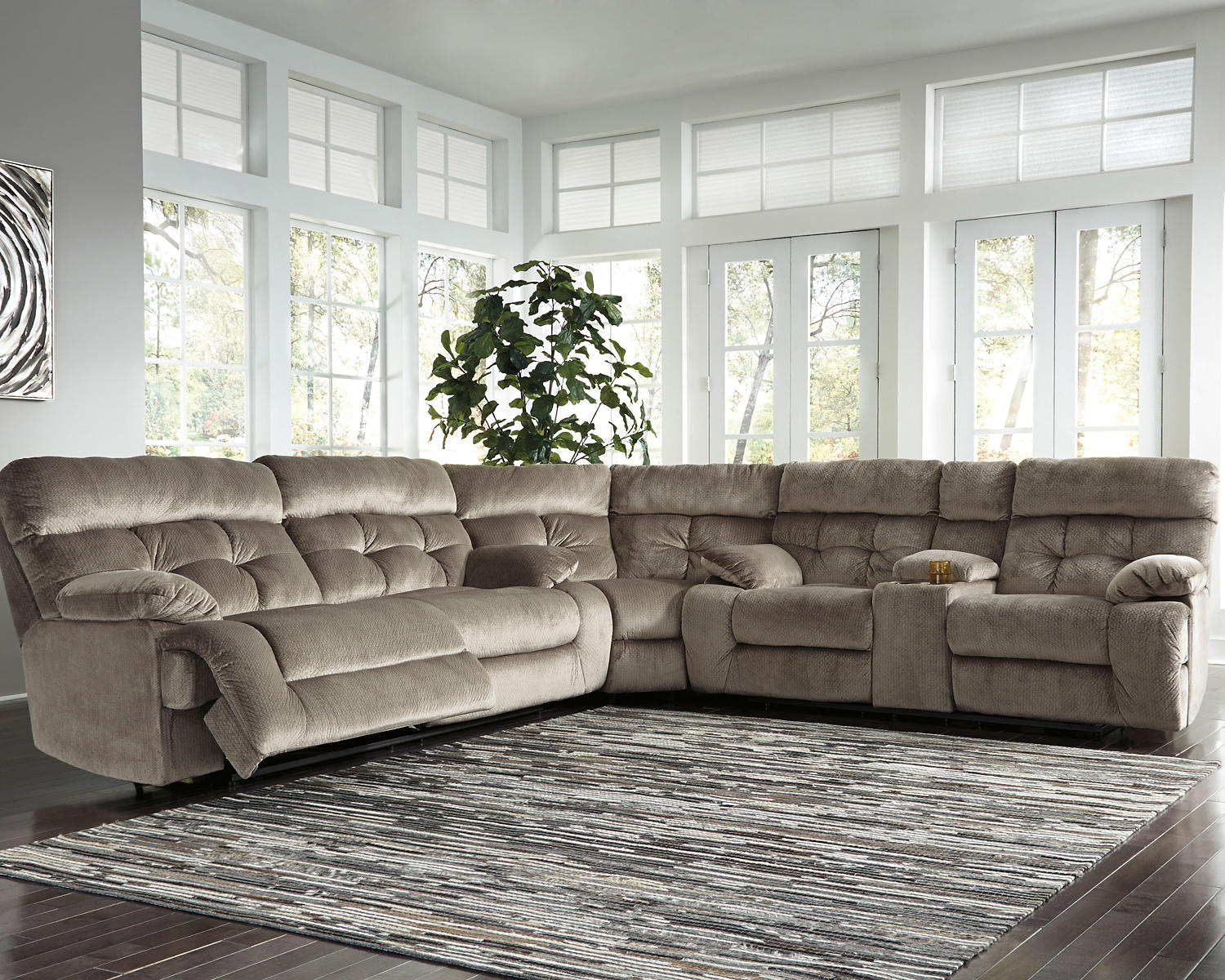 Brassville 3-Piece Reclining Sectional