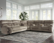 Brassville 3-Piece Reclining Sectional