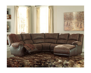 Nantahala 5-Piece Reclining Sectional with Chaise