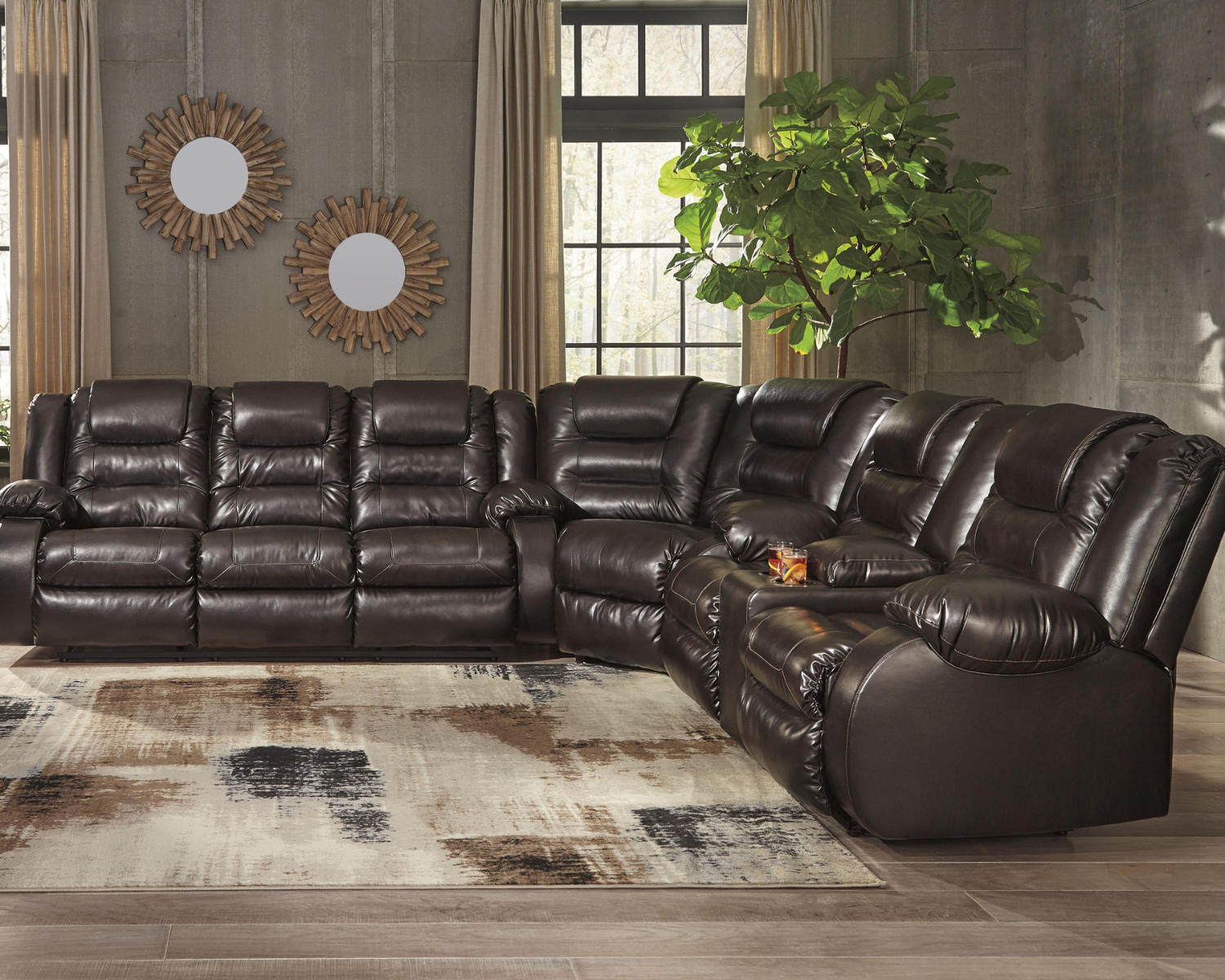 Vacherie 3-Piece Reclining Sectional