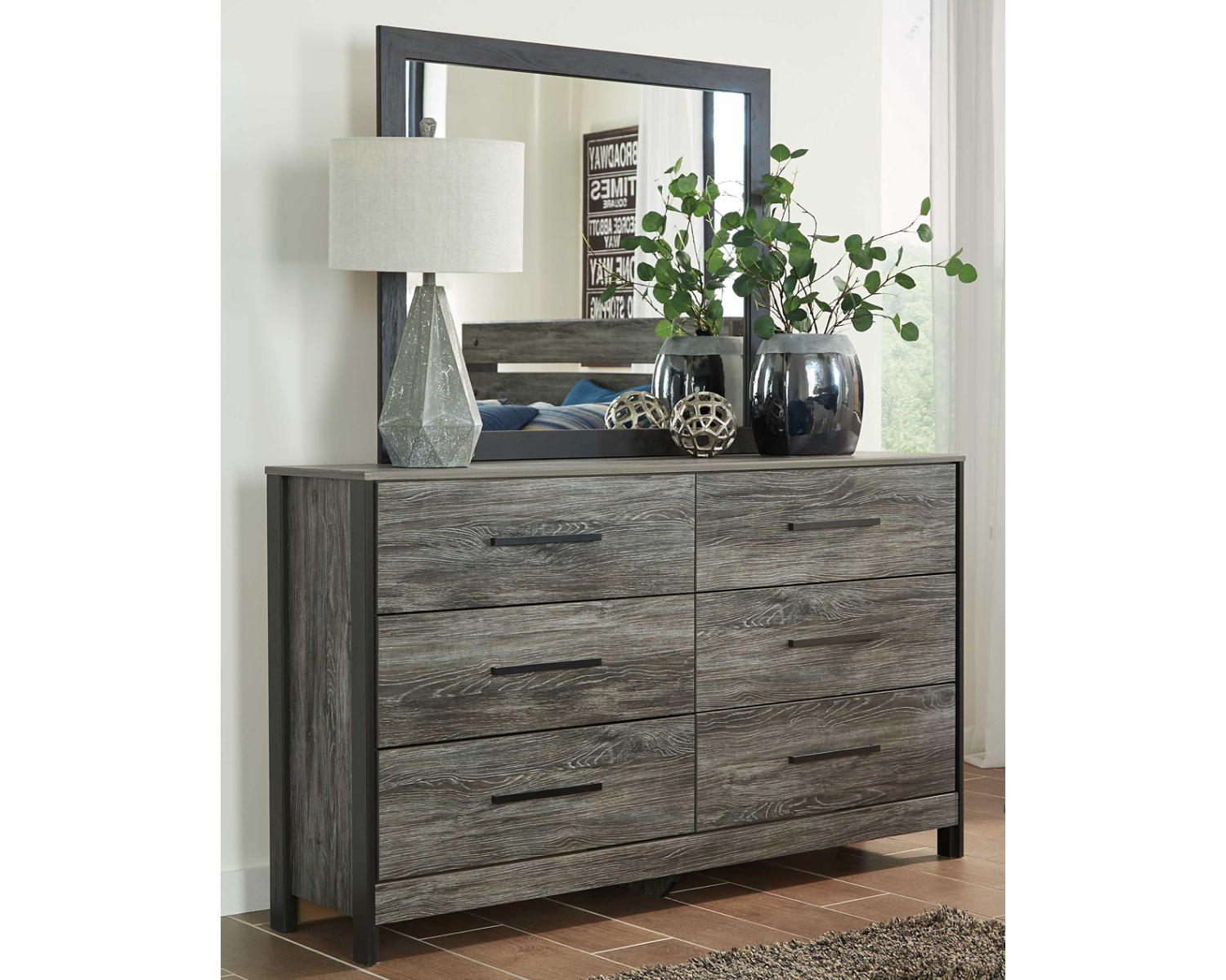Cazenfeld Dresser and Mirror