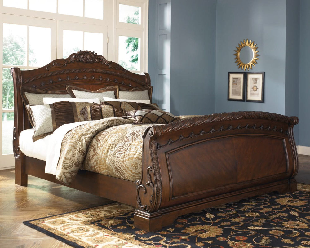 Cama tipo trineo North Shore King