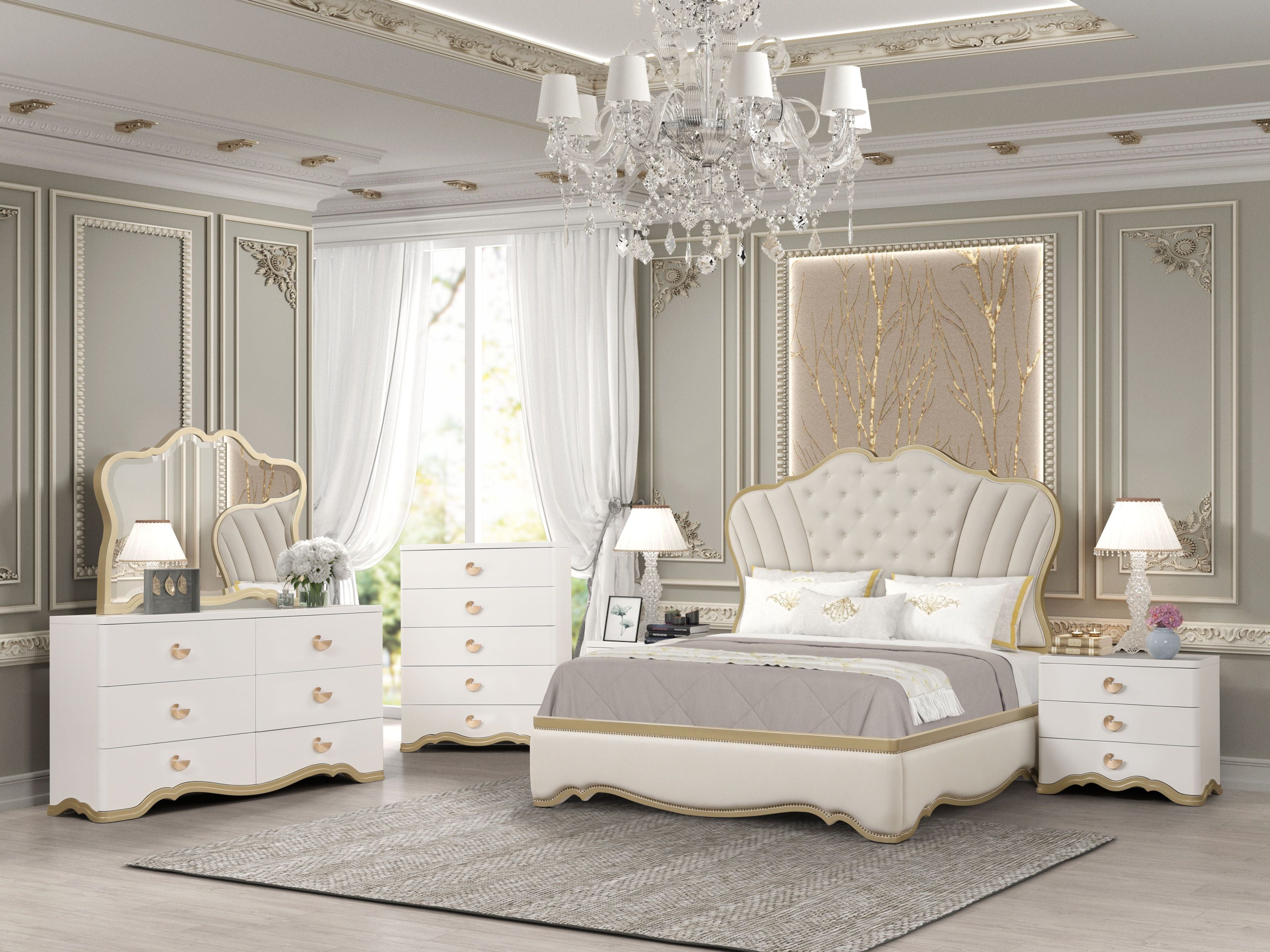 Athena Bedroom Set 5 Piece