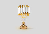 Opulent Noir Crystal Lamp