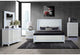 ALINA WHITE QUEEN BED  LED 5pc SET