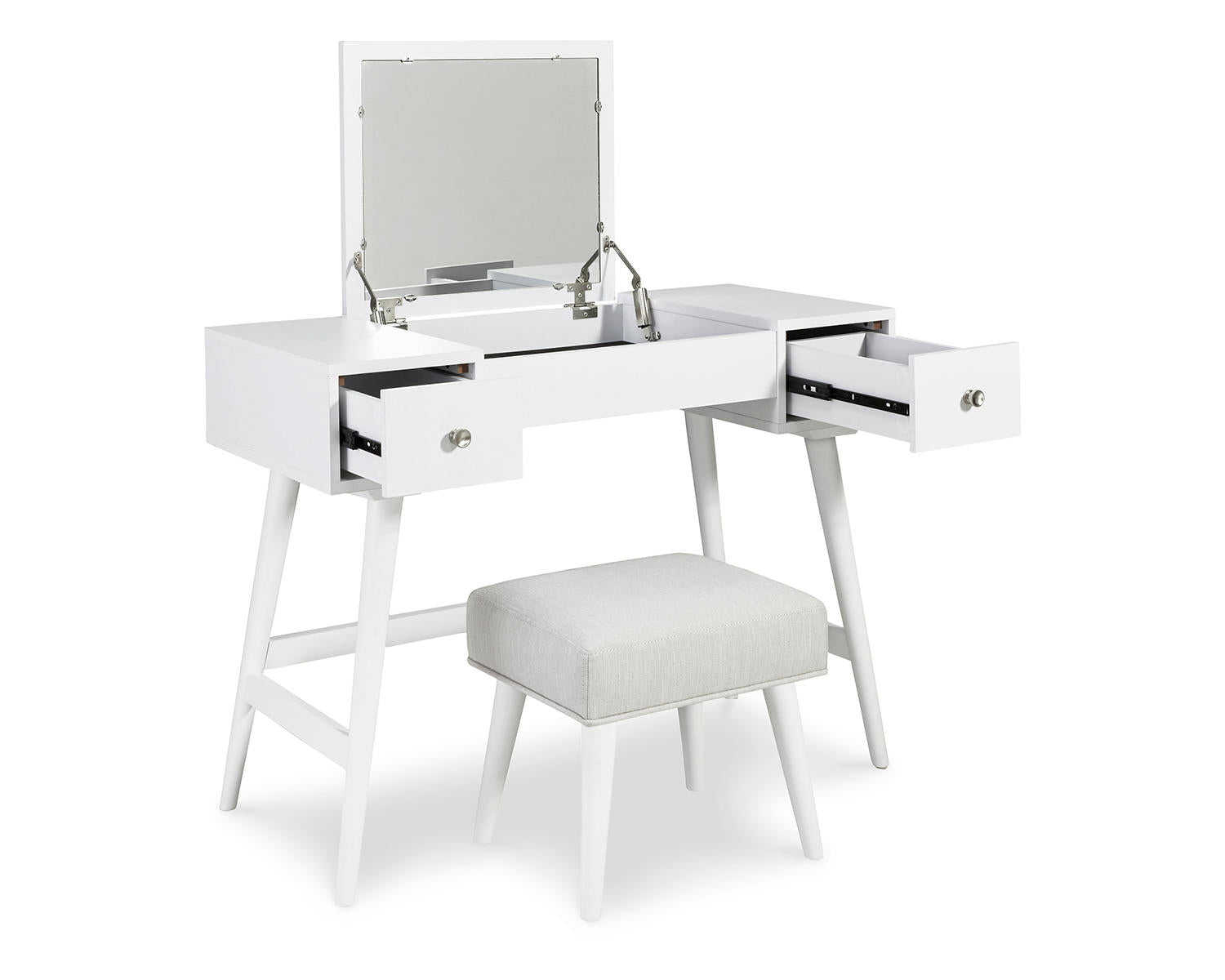 Thadamere Vanity with Stool