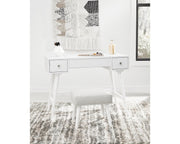 Thadamere Vanity with Stool