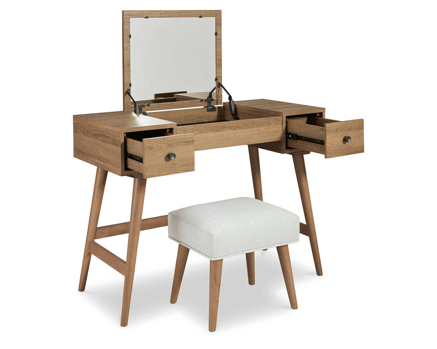Thadamere Vanity with Stool
