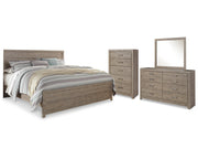 Culverbach King Panel Bed, Dresser, Mirror and Chest