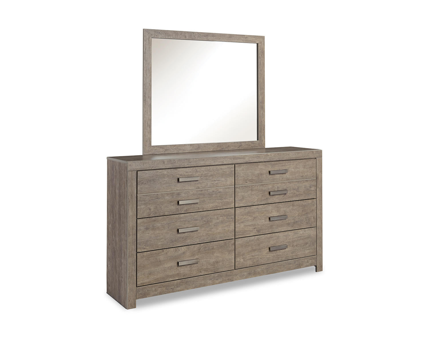 Culverbach Queen Panel Bed with Dresser and Mirror, Chest and 2 Nightstands