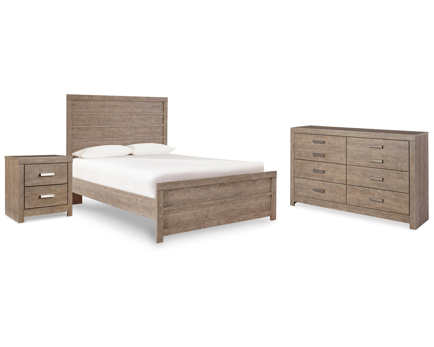 Culverbach Full Panel Bed, Dresser and Nightstand