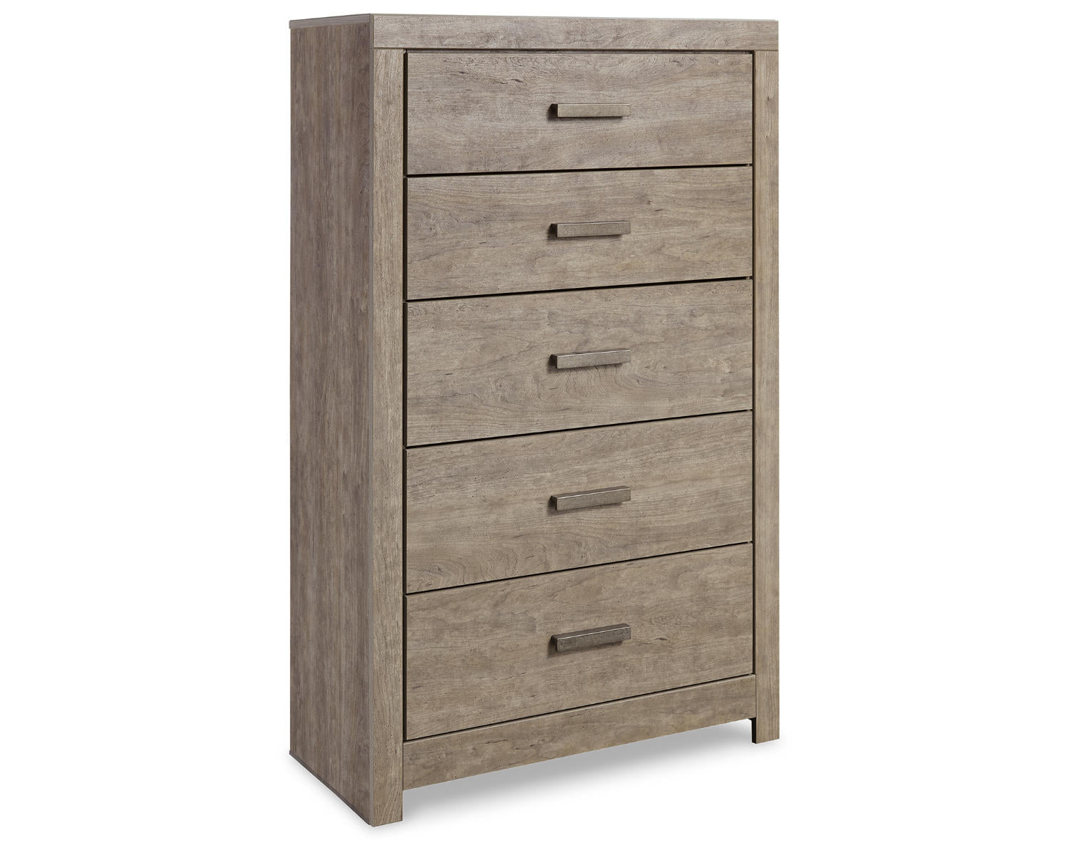 Culverbach Queen Panel Bed with Dresser and Mirror, Chest and 2 Nightstands