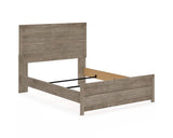 Cama Queen Culverbach con paneles, tocador, espejo y mesita de noche