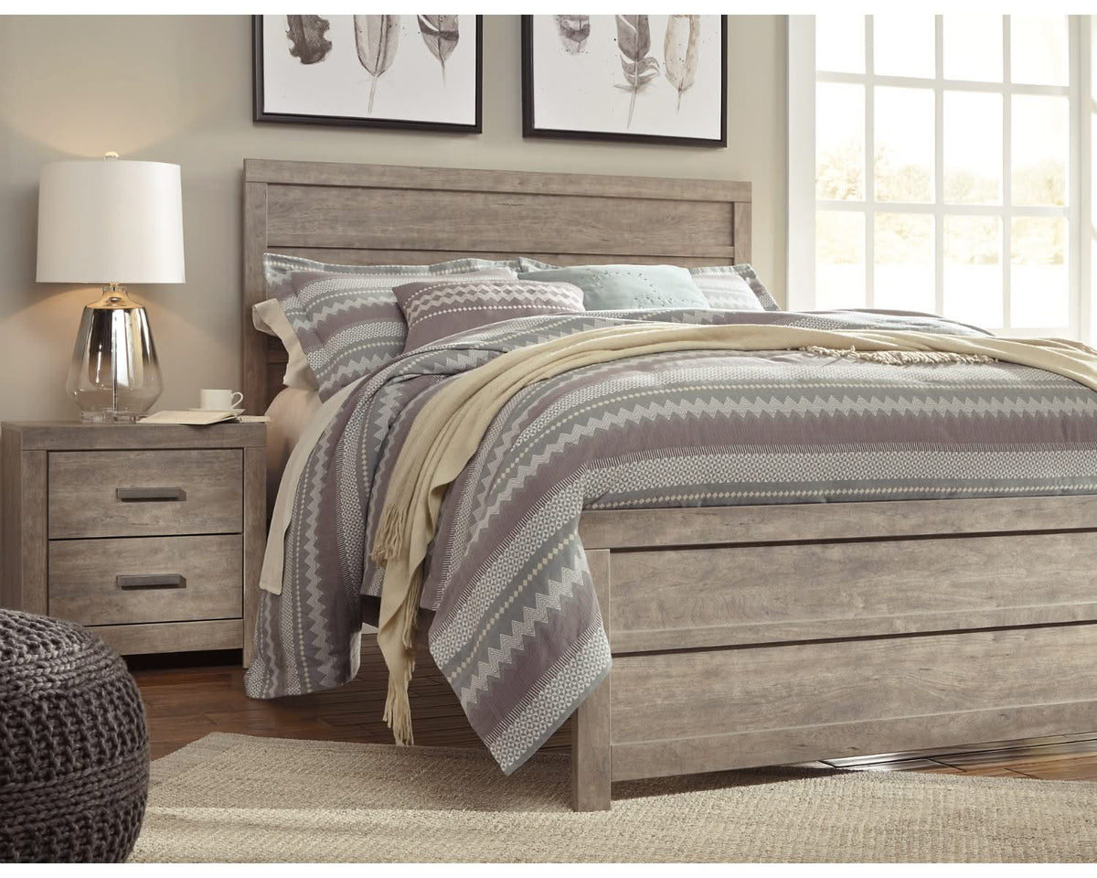 Cama King con paneles Culverbach