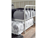 Cama de día de metal doble Trentlore con nido