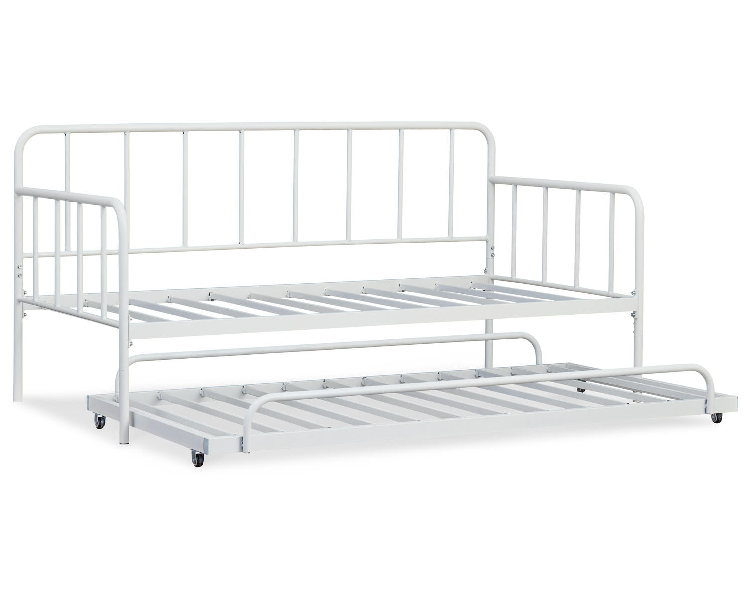 Trentlore Twin Metal Day Bed with Trundle