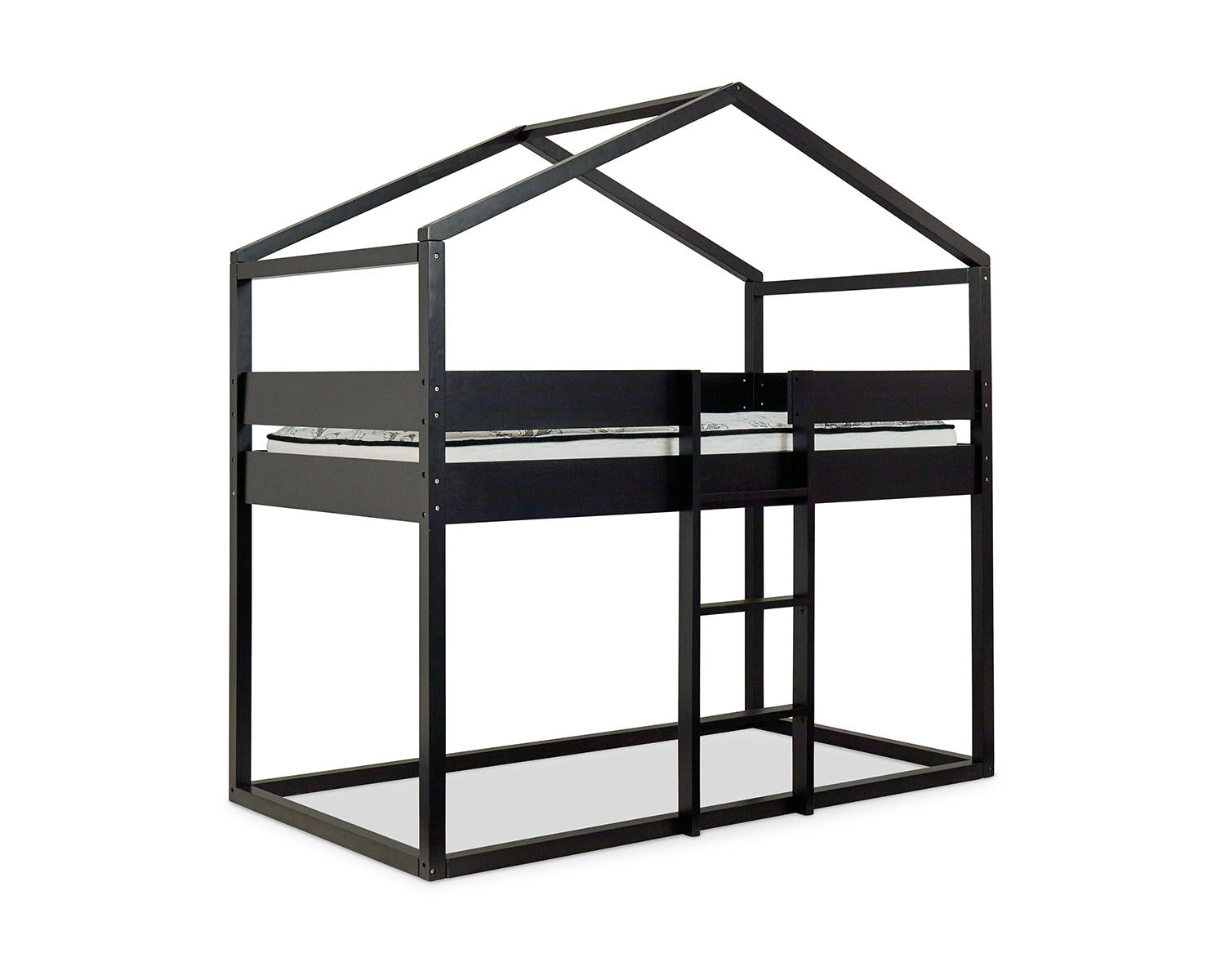 Flannibrook Twin over Twin House Loft Bed