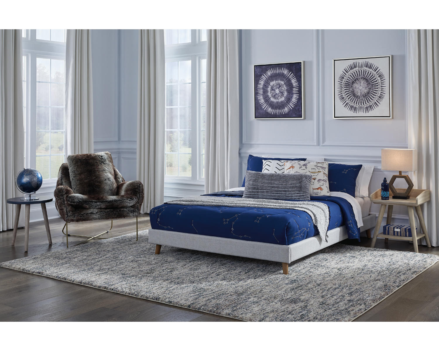 Tannally Full Upholstered Platform Bed