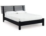 Cama Queen con paneles de láminas Danziar
