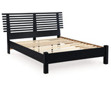 Cama Queen con paneles de láminas Danziar