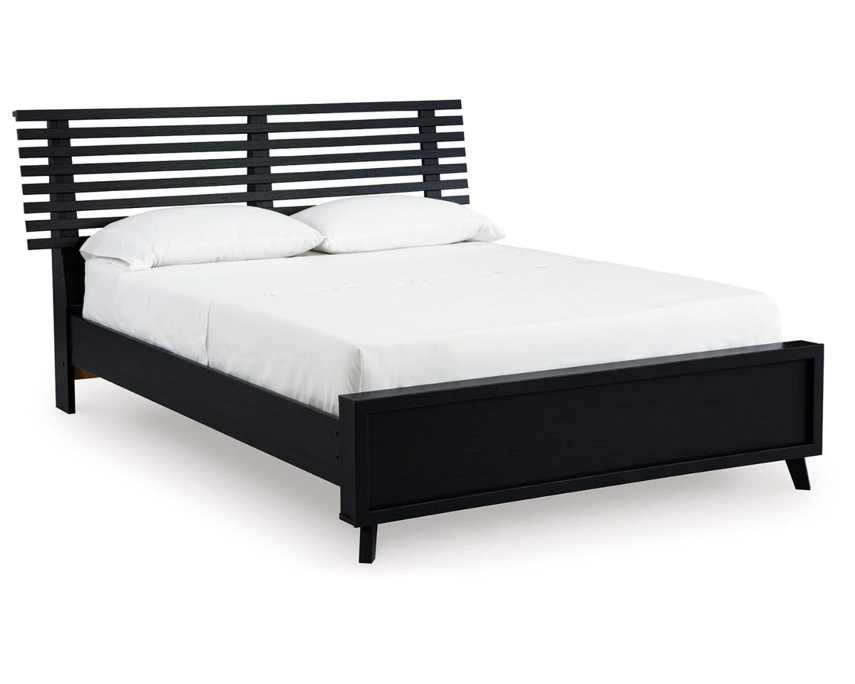 Danziar Queen Slat Panel Bed