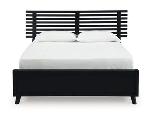 Danziar Queen Slat Panel Bed