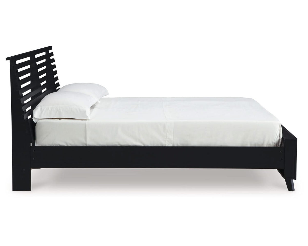 Danziar Queen Slat Panel Bed