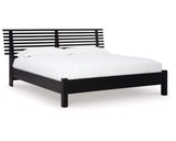 Cama con paneles de láminas Danziar King