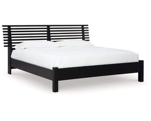 Cama con paneles de láminas Danziar King