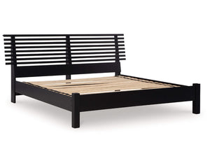 Cama con paneles de láminas Danziar King