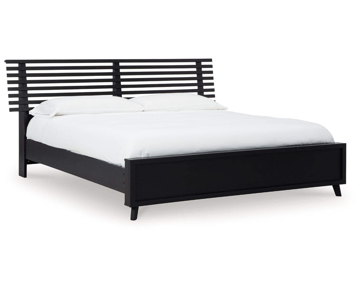 Danziar King Slat Panel Bed