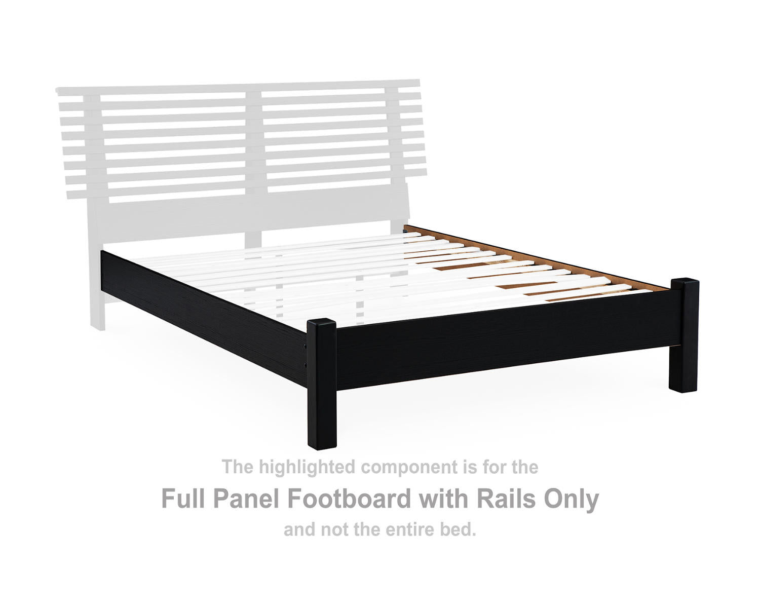 Danziar Full Panel Footboard with Rails