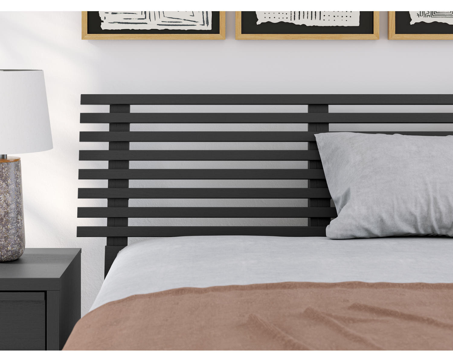 Danziar Full Slat Panel Bed