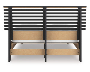 Danziar Full Slat Panel Bed