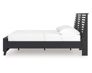 Danziar Full Slat Panel Bed