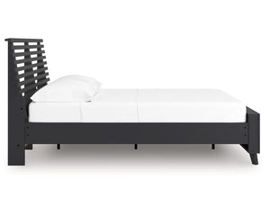 Danziar Full Slat Panel Bed