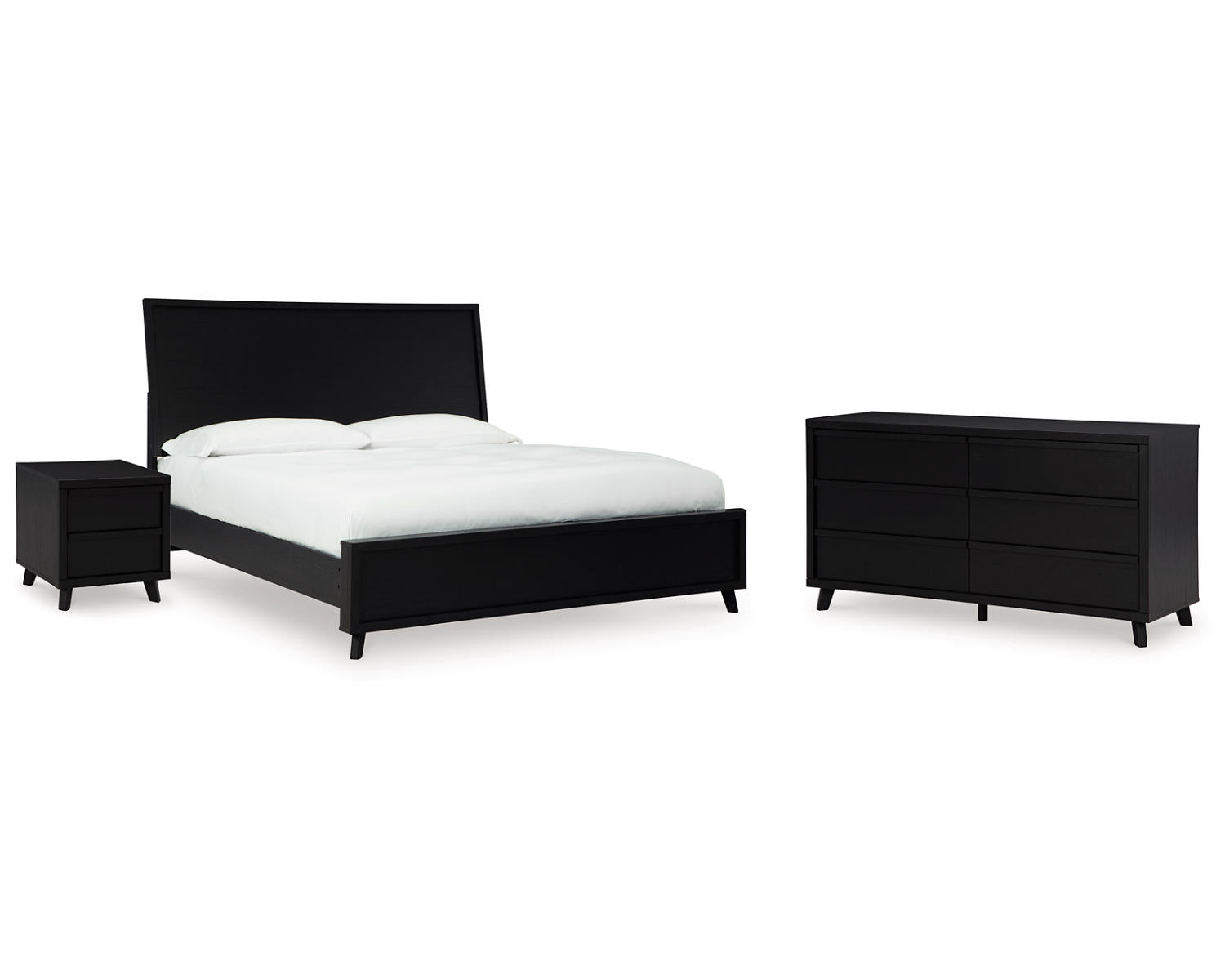 Danziar Queen Panel Bed, Dresser and Nightstand