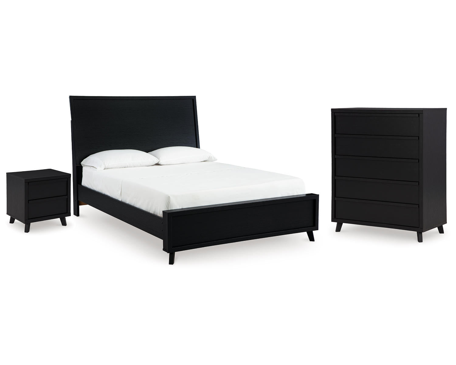 Danziar Queen Panel Bed, Chest and Nightstand