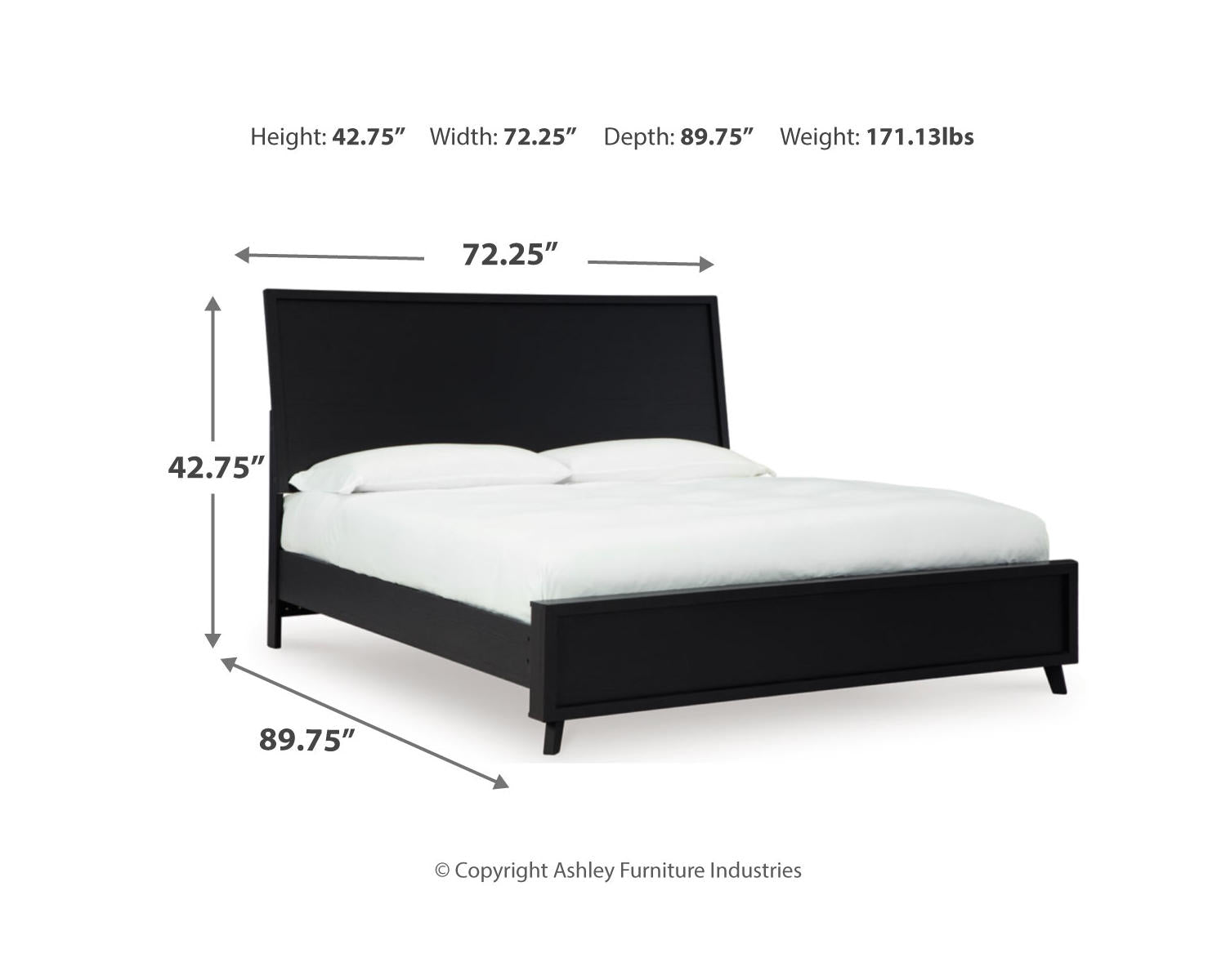 Danziar Queen Panel Bed, Chest and Nightstand