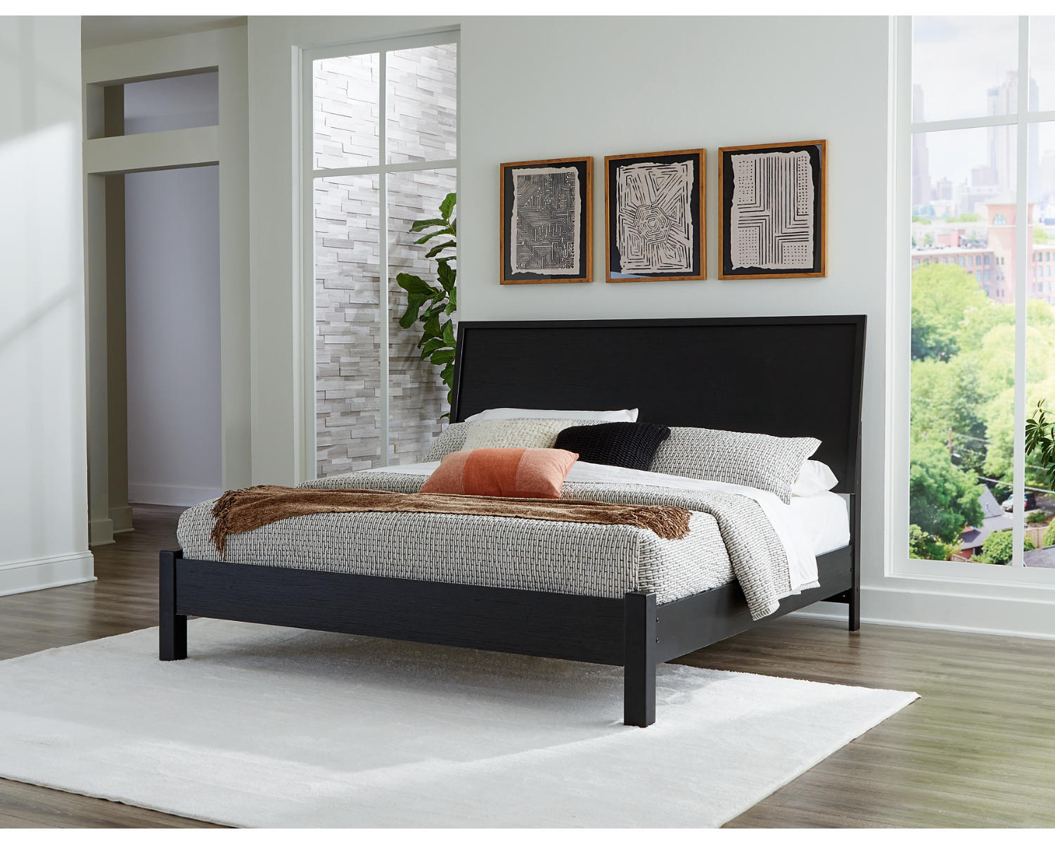 Danziar King Panel Bed