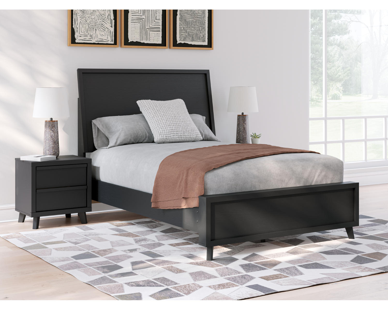 Danziar Full Panel Bed