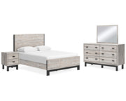 Vessalli Queen Panel Bed, Dresser, Mirror and Nightstand
