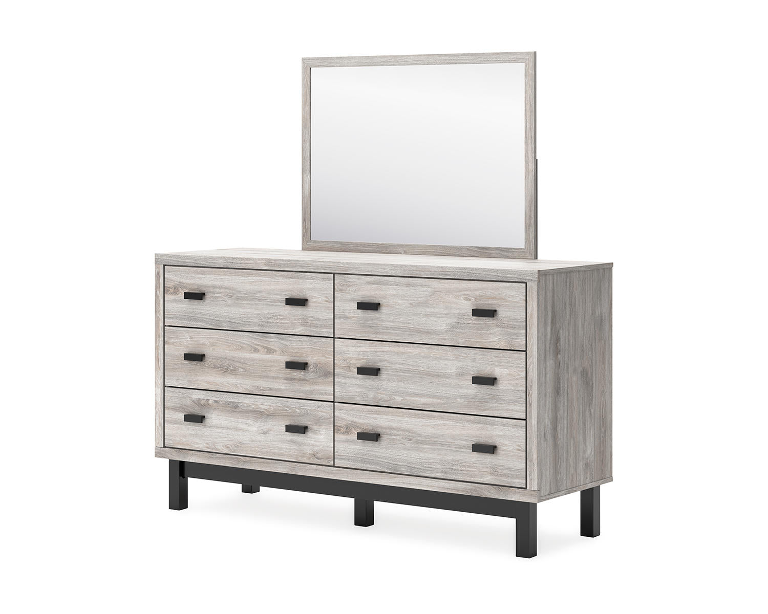 Vessalli Queen Panel Headboard, Dresser and Mirror