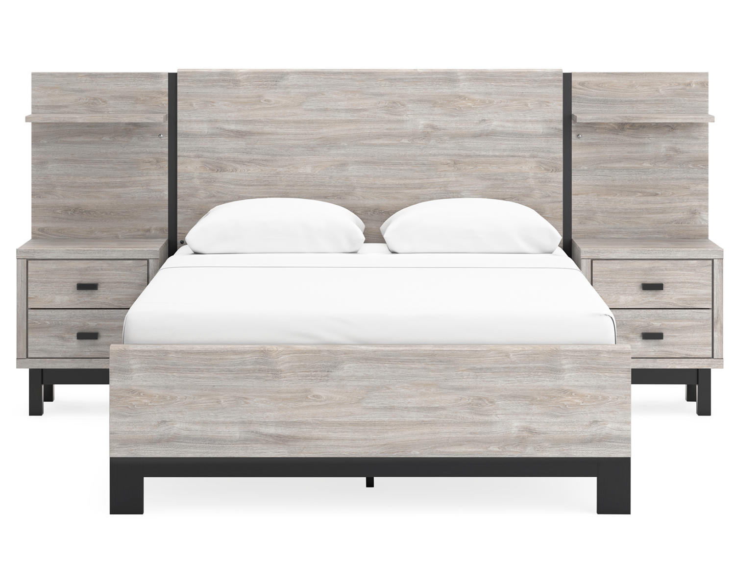 Vessalli Queen Panel Bed with Extensions
