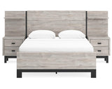 Cama Queen Vessalli con paneles y extensiones